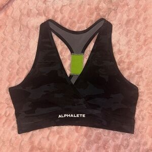 camo alphalete sports bra